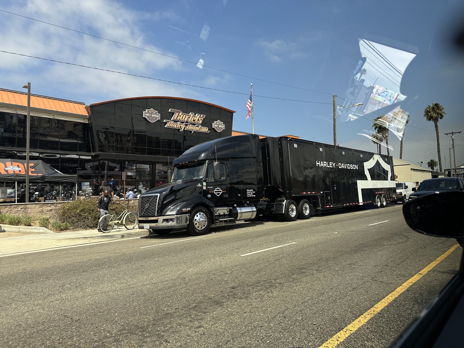 Bartels' Harley-Davidson 店内のショールーム