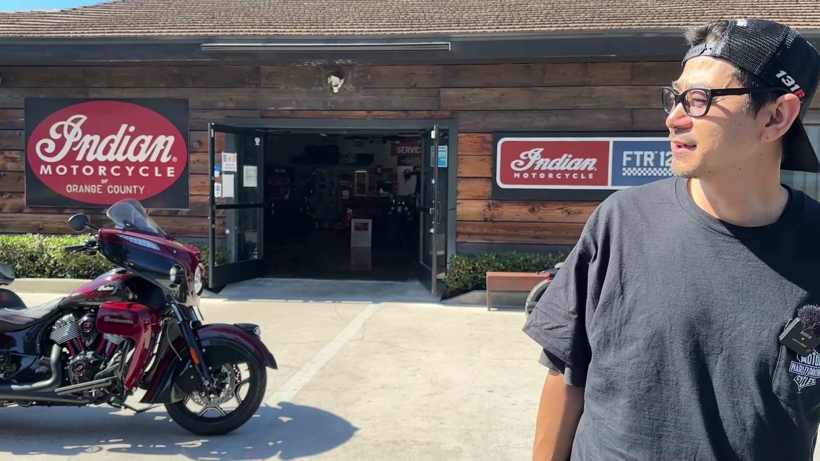 Indian Motorcycle Orange County の店構え